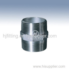 Stainless Steel Threaded Hex Nipple Factory , Good Quality