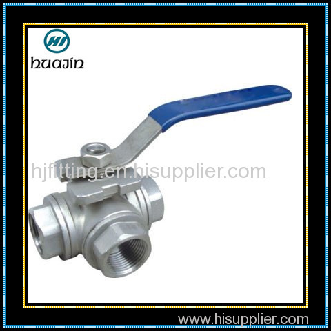 Stainless Steel 3 Way Ball Valve Factory , Good Quality