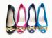 2014Newest ladies jelly colorful soft pvc slippers with flip flops