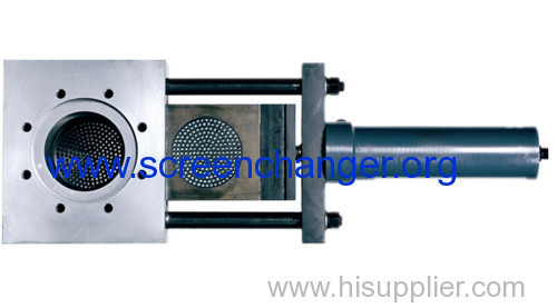 Plastic extruder screen exchange filter