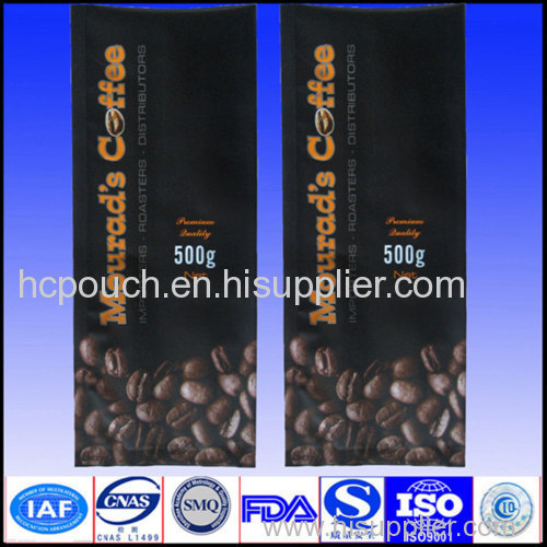 coffee bag with aroma valve