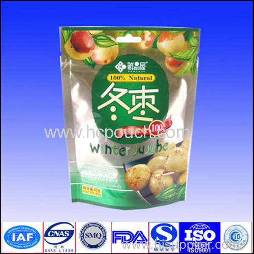 1kg plastic stand up dry fruit packaging bag