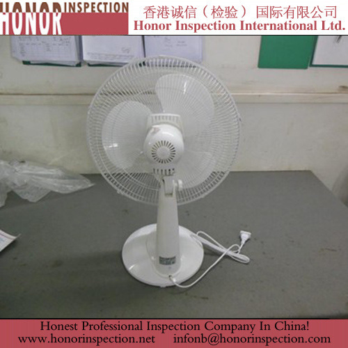 Pre Shipment  Inspection Services for Desk Fan