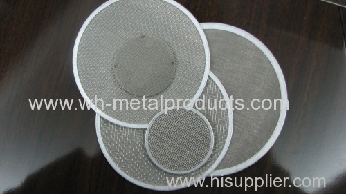aluminum frame border double layer filter discs