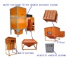 Cyclone recovery powder booth