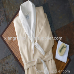 microfiber suede bath robe ( microfiber spa robe / bathrobe)