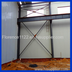 Light Steel Painted Steel Structure Warehouse