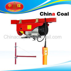 Electric hoist with holders