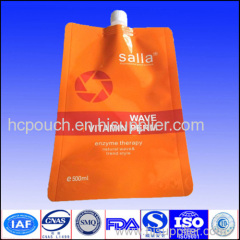 plastic spout food bag