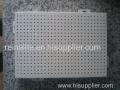 building material constructive metal panel punched aluminum panel