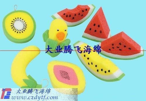 artical sponge/magic growing sponge/wonderful shape bath cleaning sponge