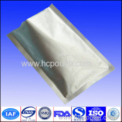 white aluminum foil bag