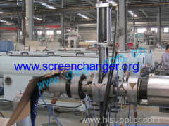 Plate type hydraulic screen changer/melt filter for PP pipe extrusion line