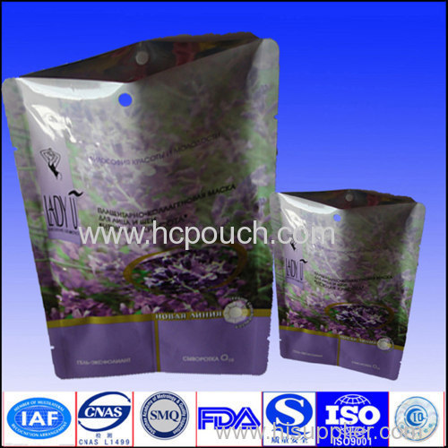 aluminum foil packing bag with handhole