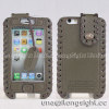 Showkoo Duke Genuine Leather Pouch case for iPhone 5 5c 5s-army green