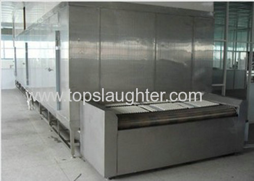 Refrigeration Equipment Tunnel Freezer 500 kg per hour