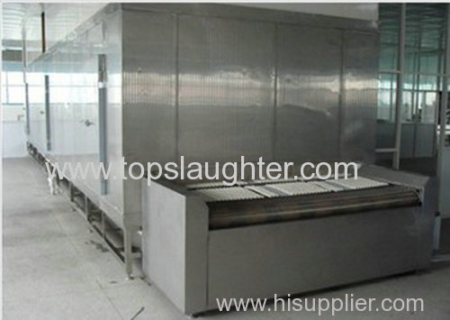 Refrigeration Equipment Tunnel Freezer 500 kg per hour