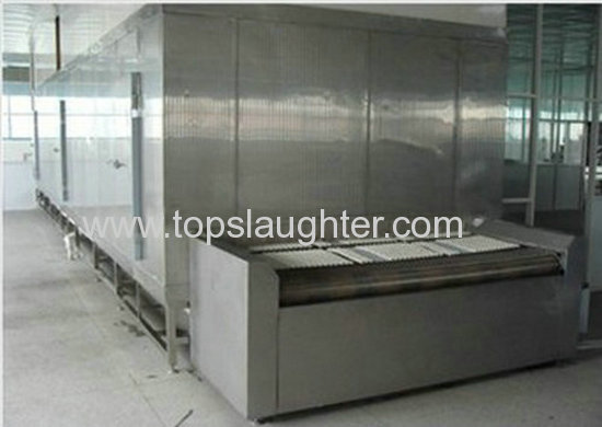 Refrigeration Equipment Tunnel Freezer 1000 kg Per Hour