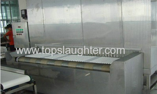 IQF Tunnel Freezer 1000 KG Per Hour for Food Processing