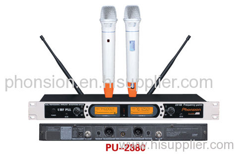 Sync IR UHF wireless microphone