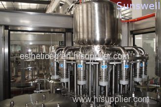 2.2kw Beverage Filling Machine / water bottling liquid fillers main include Rotary capper