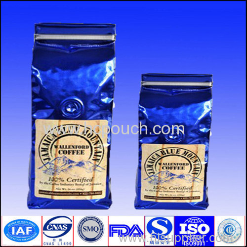 500g/1kg coffee/coffee bean aluminum foil packaging bag