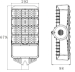 120W, CREE LED, Meanwell Power supply, LED outdoor street light , LED high way light