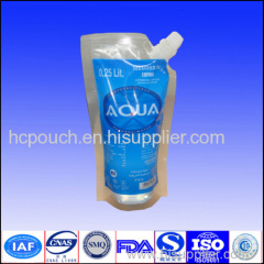 standup spout pouch packaging