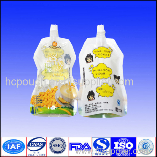 laminated spout pouch package