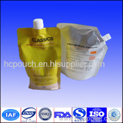 juice packaging bags with spout