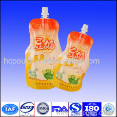 detergent bag with spout