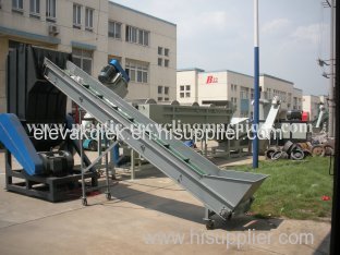 Crush, Wash, Dewater Recycle PP / PE film line Waste Plastic Recycling Machines