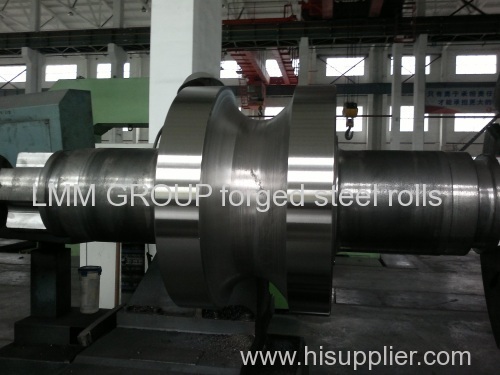 forged steel roll of section mills