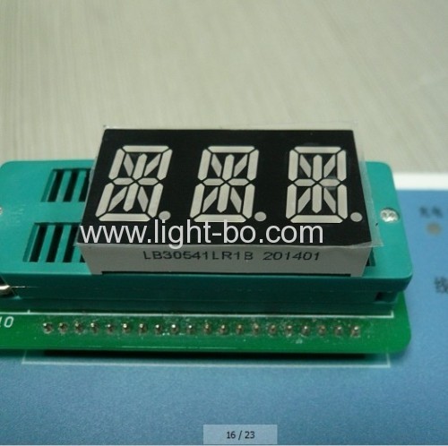 Super Green dreistelligen 0.54 "14 Segment LED-Anzeige allgemeine Kathode für Instrumententafel