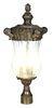 Contemporary Lantern Outdoor Lighting Post Lights 2 * 60W E14 Exterior Garden Lamp