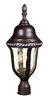 CE Approved Royal Outdoor Lighting Post Lights Brown Exterior Gate Post Lamp