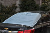 Silver color car windscreen cover