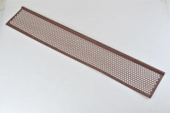 6-5/8 inch x 3 foot Plastic Gutter Guard_Brown