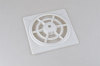 White Plastic Exhaust Fan Grill