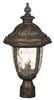 Countryard Decorative European Outdoor Lighting Water Glass Pillar Lamp