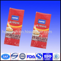 coffee bag side gusseted package