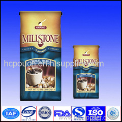 coffee bag side gusseted package