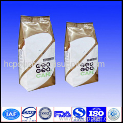 coffee bag side gusseted package bag