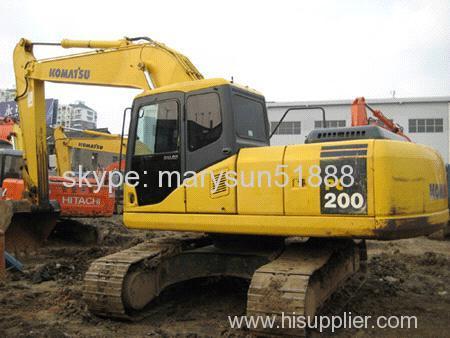Used Komatsu Crawler Excavator PC200-7