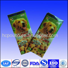 dog food side gusseted package bag