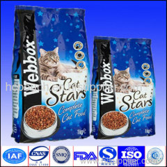 cat food side gusseted bag for food