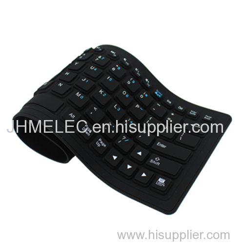 Flexible Tablet/PC keyboard for 84 keys