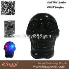 Skull mini speaker with TF interface