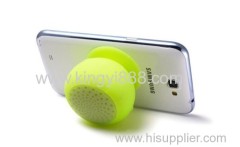 Mushroom design bluetooth mini speaker with suction cup