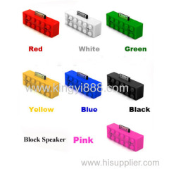 Block mini speaker for apple iphone